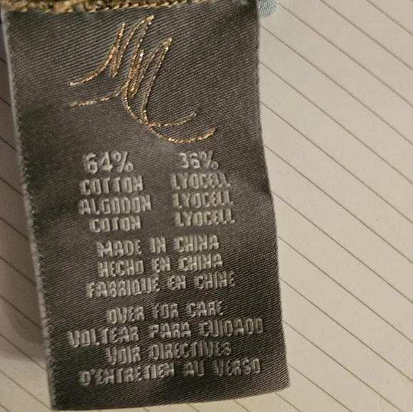 Melissa McCarthy Seven7 Colorblock Chambray Dress - XL - Picture 4 of 10